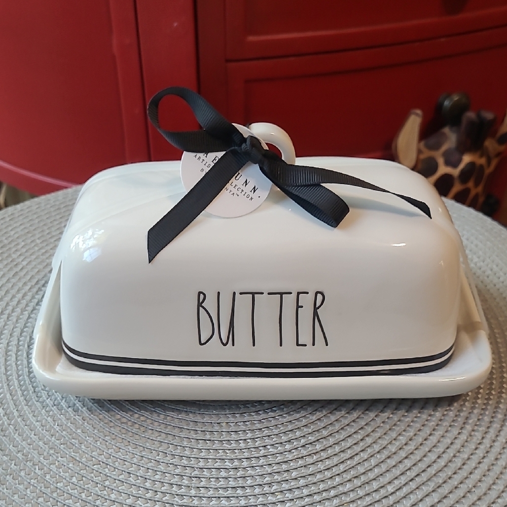 Rae Dunn Butter Dish - Picture 2 of 6